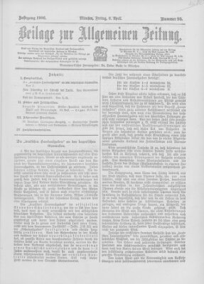 Allgemeine Zeitung Freitag 6. April 1906