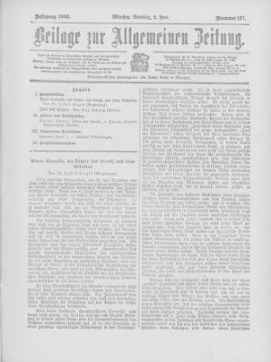 Allgemeine Zeitung Samstag 2. Juni 1906