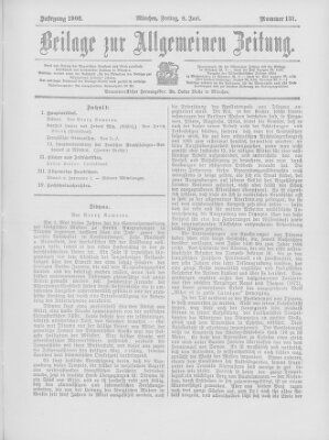 Allgemeine Zeitung Freitag 8. Juni 1906