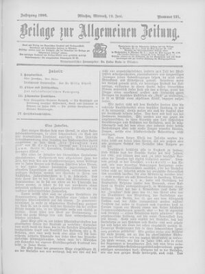 Allgemeine Zeitung Mittwoch 13. Juni 1906