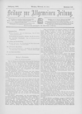 Allgemeine Zeitung Mittwoch 20. Juni 1906