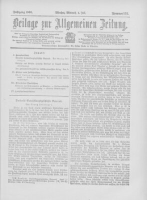 Allgemeine Zeitung Mittwoch 4. Juli 1906