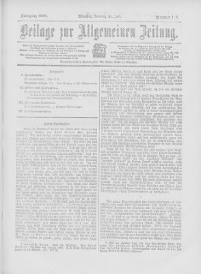 Allgemeine Zeitung Sonntag 22. Juli 1906