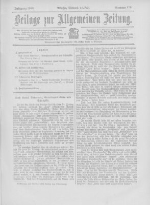 Allgemeine Zeitung Mittwoch 25. Juli 1906