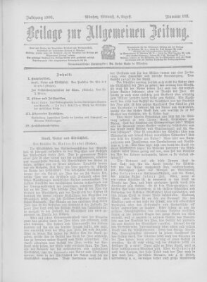 Allgemeine Zeitung Mittwoch 8. August 1906
