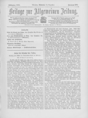 Allgemeine Zeitung Mittwoch 12. Dezember 1906