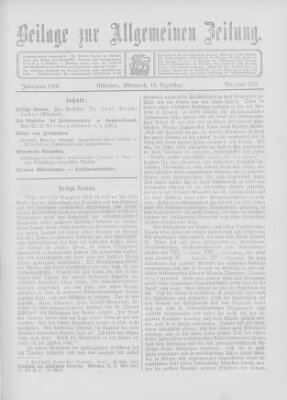 Allgemeine Zeitung Mittwoch 18. Dezember 1907