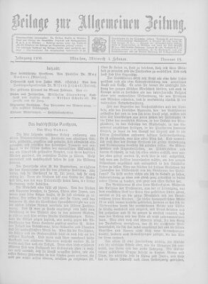 Allgemeine Zeitung Mittwoch 5. Februar 1908