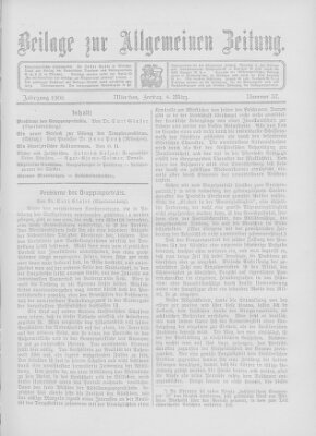 Allgemeine Zeitung Freitag 6. März 1908