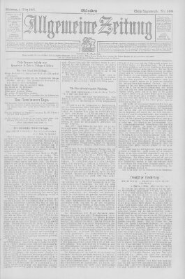 Allgemeine Zeitung Montag 4. März 1907