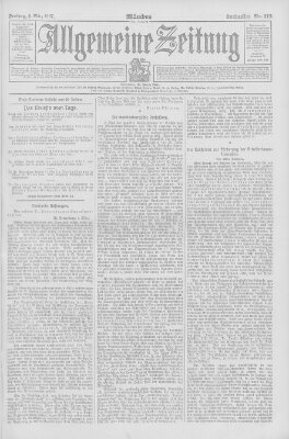 Allgemeine Zeitung Freitag 8. März 1907