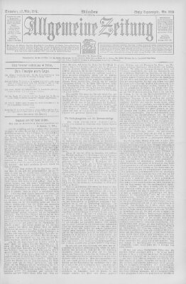 Allgemeine Zeitung Sonntag 17. März 1907