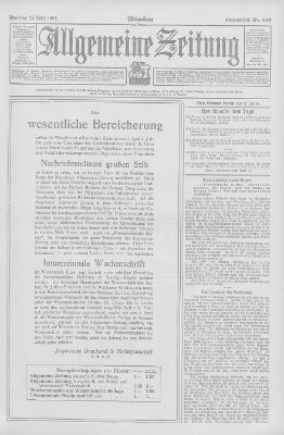 Allgemeine Zeitung Freitag 22. März 1907