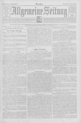 Allgemeine Zeitung Mittwoch 27. März 1907