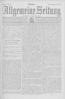 Allgemeine Zeitung Montag 8. April 1907