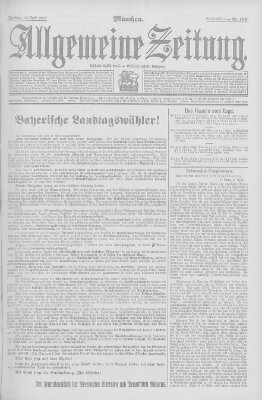 Allgemeine Zeitung Freitag 12. April 1907