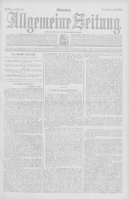 Allgemeine Zeitung Freitag 12. Juli 1907