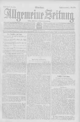 Allgemeine Zeitung Sonntag 14. Juli 1907