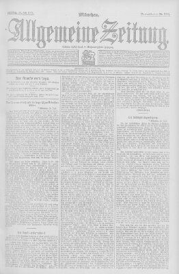 Allgemeine Zeitung Freitag 26. Juli 1907