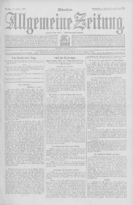 Allgemeine Zeitung Freitag 11. Oktober 1907