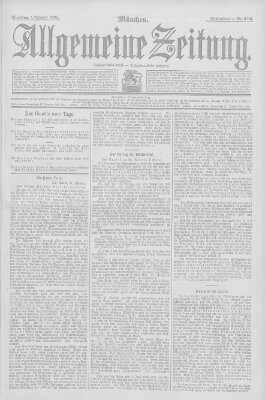 Allgemeine Zeitung Dienstag 5. November 1907