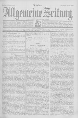 Allgemeine Zeitung Freitag 6. Dezember 1907