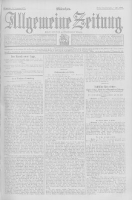 Allgemeine Zeitung Montag 16. Dezember 1907