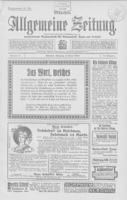 Allgemeine Zeitung Samstag 2. April 1910