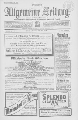 Allgemeine Zeitung Samstag 18. Juni 1910