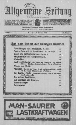 Allgemeine Zeitung Sonntag 23. Februar 1919