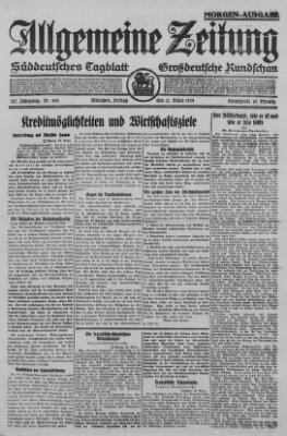 Allgemeine Zeitung Freitag 21. März 1924