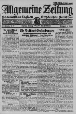 Allgemeine Zeitung Samstag 24. Mai 1924