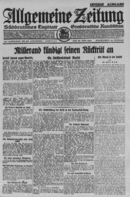 Allgemeine Zeitung Dienstag 10. Juni 1924