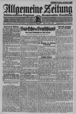 Allgemeine Zeitung Donnerstag 19. Juni 1924