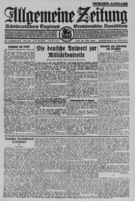 Allgemeine Zeitung Samstag 28. Juni 1924