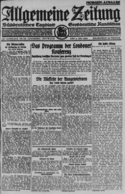 Allgemeine Zeitung Mittwoch 2. Juli 1924