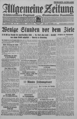 Allgemeine Zeitung Mittwoch 15. Oktober 1924