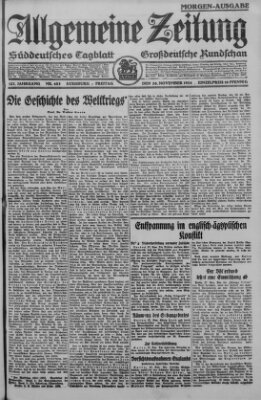 Allgemeine Zeitung Freitag 28. November 1924