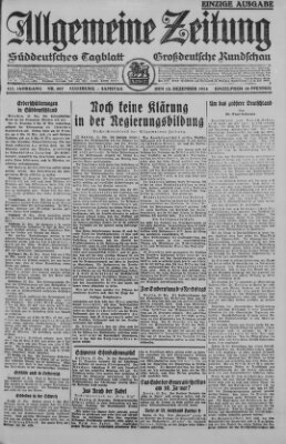 Allgemeine Zeitung Samstag 13. Dezember 1924