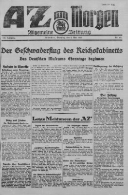 AZ am Morgen (Allgemeine Zeitung) Dienstag 5. Mai 1925