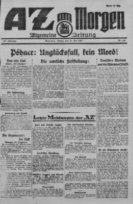 AZ am Morgen (Allgemeine Zeitung) Freitag 15. Mai 1925