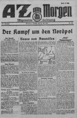 AZ am Morgen (Allgemeine Zeitung) Dienstag 26. Mai 1925