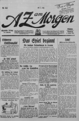 AZ am Morgen (Allgemeine Zeitung) Dienstag 6. Oktober 1925