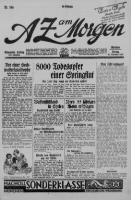 AZ am Morgen (Allgemeine Zeitung) Freitag 25. Dezember 1925