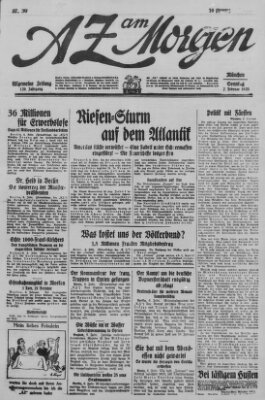 AZ am Morgen (Allgemeine Zeitung) Sonntag 7. Februar 1926