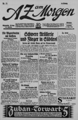 AZ am Morgen (Allgemeine Zeitung) Sonntag 28. März 1926