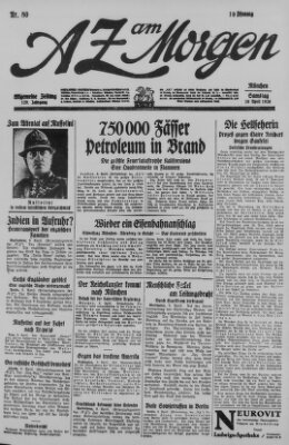 AZ am Morgen (Allgemeine Zeitung) Samstag 10. April 1926