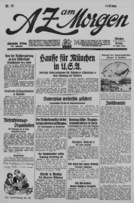 AZ am Morgen (Allgemeine Zeitung) Freitag 16. April 1926