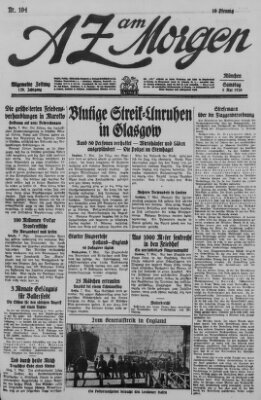 AZ am Morgen (Allgemeine Zeitung) Samstag 8. Mai 1926