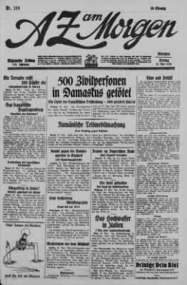 AZ am Morgen (Allgemeine Zeitung) Freitag 21. Mai 1926